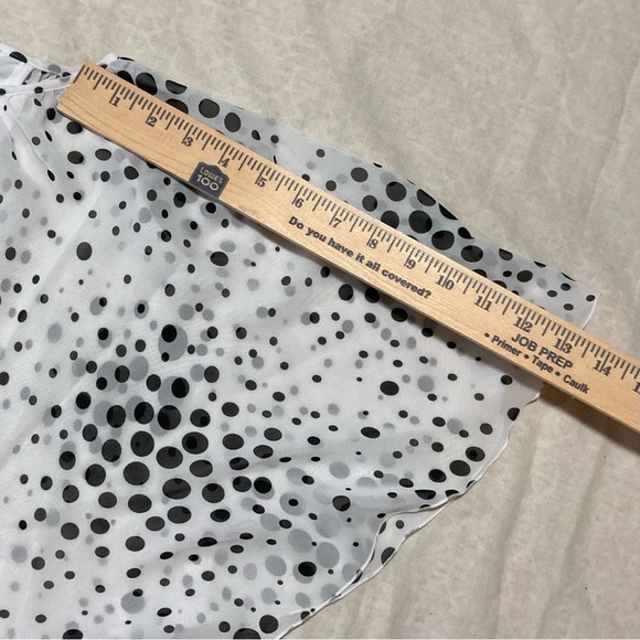 Cato Black and White Dolman Sleeve Blouse - Picture 8 of 8